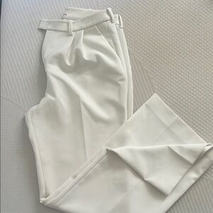 Anthropologie Tailored White Pants